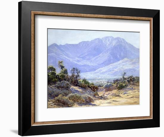 Mt. San Jacinto Near Palm Springs-John Frost-Framed Art Print