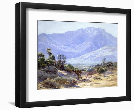 Mt. San Jacinto Near Palm Springs-John Frost-Framed Art Print