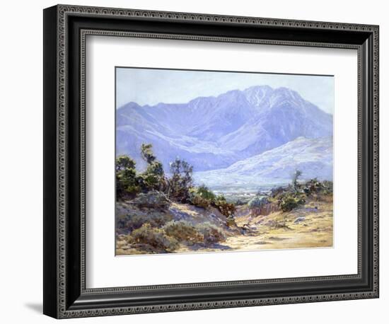 Mt. San Jacinto Near Palm Springs-John Frost-Framed Art Print