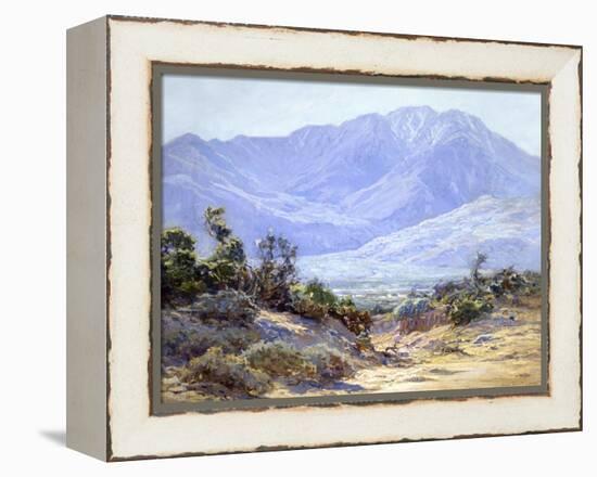 Mt. San Jacinto Near Palm Springs-John Frost-Framed Stretched Canvas