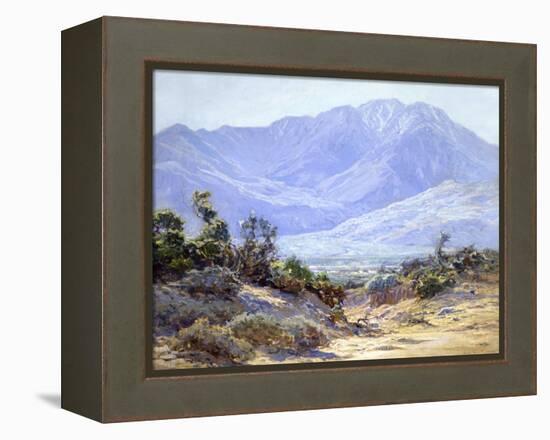 Mt. San Jacinto Near Palm Springs-John Frost-Framed Stretched Canvas