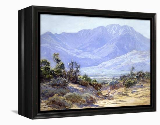 Mt. San Jacinto Near Palm Springs-John Frost-Framed Stretched Canvas