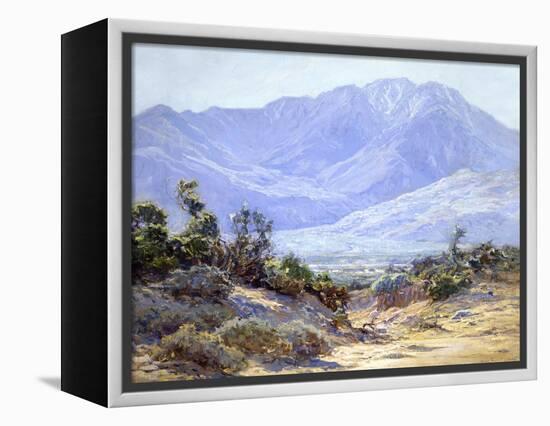 Mt. San Jacinto Near Palm Springs-John Frost-Framed Stretched Canvas