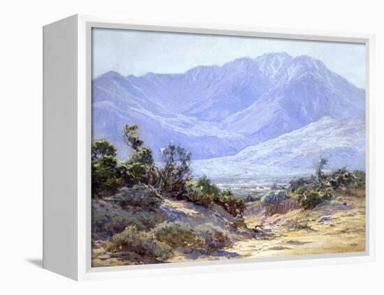 Mt. San Jacinto Near Palm Springs-John Frost-Framed Stretched Canvas