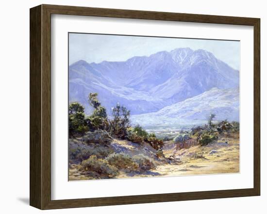 Mt. San Jacinto Near Palm Springs-John Frost-Framed Art Print