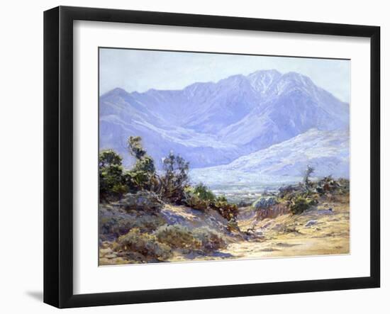 Mt. San Jacinto Near Palm Springs-John Frost-Framed Art Print