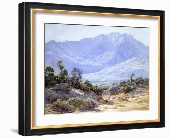 Mt. San Jacinto Near Palm Springs-John Frost-Framed Art Print