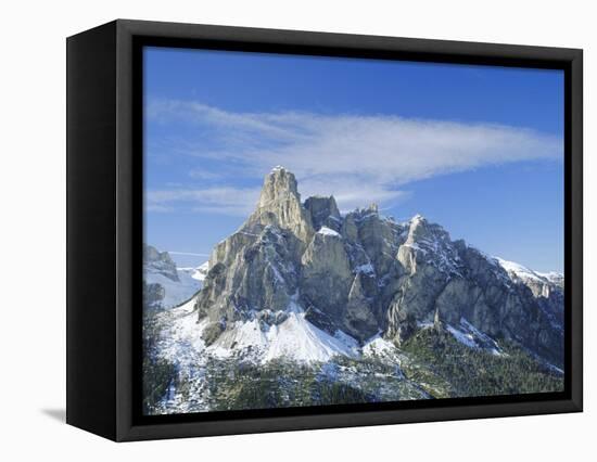 Mt. Sassongher, Dolomites, Trentino-Alto Adige, Italy-G Richardson-Framed Premier Image Canvas
