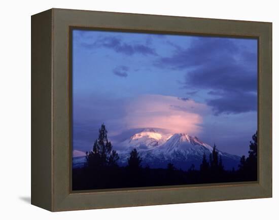 Mt. Shasta at Dusk-Mark Gibson-Framed Premier Image Canvas