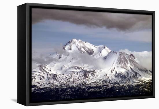 Mt Shasta Winter-Douglas Taylor-Framed Stretched Canvas