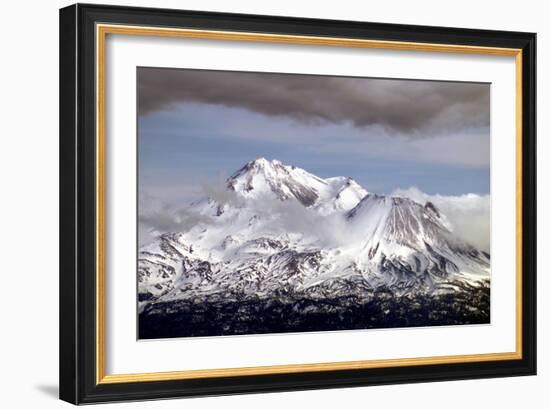 Mt Shasta Winter-Douglas Taylor-Framed Photo