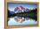 Mt Shuksan from Picture Lake, Mount Baker-Snoqualmie National Forest, Washington, USA-Michel Hersen-Framed Premier Image Canvas