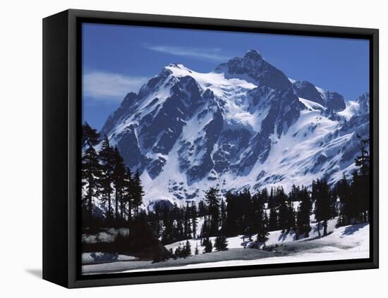 Mt. Shuksan, North Cascades National Park, Washington, USA-Charles Gurche-Framed Premier Image Canvas