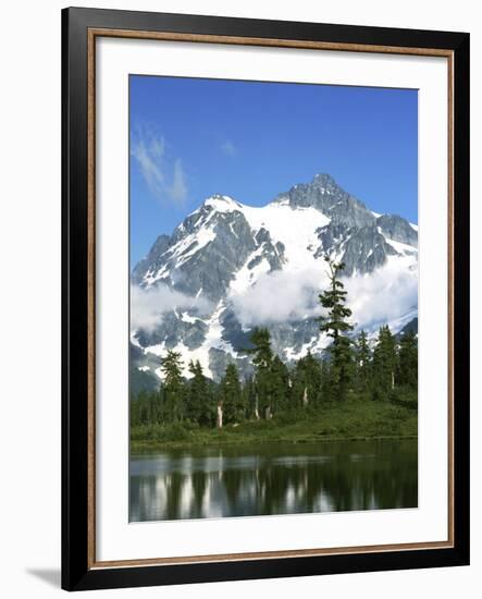 Mt. Shuksan, North Cascades National Park, Washington, USA-Charles Gurche-Framed Photographic Print