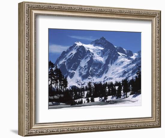 Mt. Shuksan, North Cascades National Park, Washington, USA-Charles Gurche-Framed Photographic Print