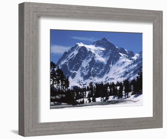 Mt. Shuksan, North Cascades National Park, Washington, USA-Charles Gurche-Framed Photographic Print