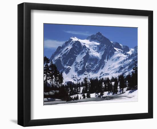 Mt. Shuksan, North Cascades National Park, Washington, USA-Charles Gurche-Framed Photographic Print