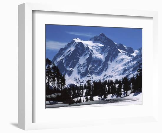 Mt. Shuksan, North Cascades National Park, Washington, USA-Charles Gurche-Framed Photographic Print