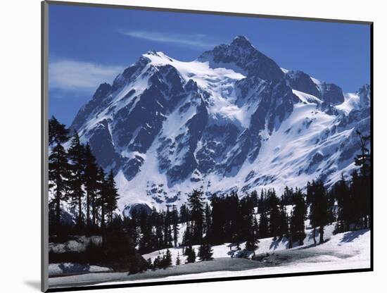 Mt. Shuksan, North Cascades National Park, Washington, USA-Charles Gurche-Mounted Photographic Print