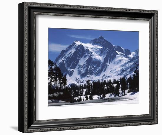 Mt. Shuksan, North Cascades National Park, Washington, USA-Charles Gurche-Framed Photographic Print