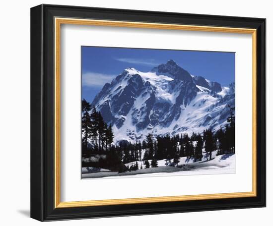 Mt. Shuksan, North Cascades National Park, Washington, USA-Charles Gurche-Framed Photographic Print