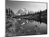 Mt Shuksan with Picture Lake, Mt Baker National Recreation Area, Washington, USA-Stuart Westmorland-Mounted Photographic Print