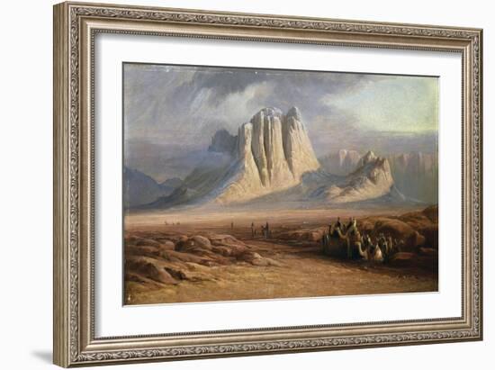 Mt. Sinai, Egypt-Edward Lear-Framed Premium Giclee Print