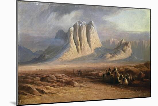 Mt. Sinai, Egypt-Edward Lear-Mounted Giclee Print