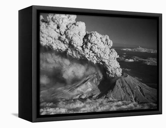 Mt. St. Helens Erupting-Bettmann-Framed Premier Image Canvas