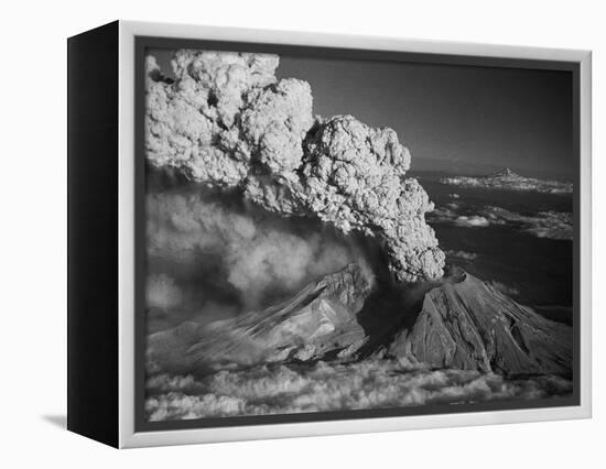 Mt. St. Helens Erupting-Bettmann-Framed Premier Image Canvas