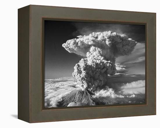 Mt. St. Helens Erupting-Bettmann-Framed Premier Image Canvas