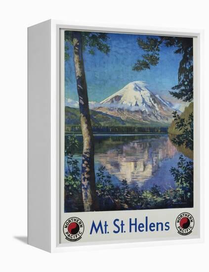 Mt. St. Helens Poster-Gustav Krollmann-Framed Premier Image Canvas