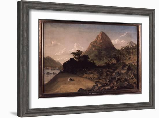 Mt Stephanie, above Kabradasa, Zambezi River by Thomas Baines-Werner Forman-Framed Giclee Print