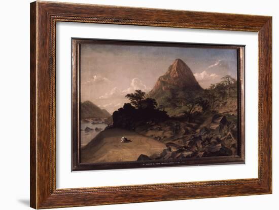 Mt Stephanie, above Kabradasa, Zambezi River by Thomas Baines-Werner Forman-Framed Giclee Print