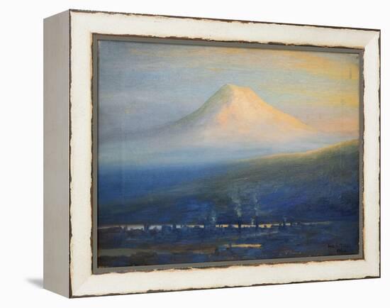 Mt. Tacoma at Sunset-Thomas Gibbs Moses-Framed Premier Image Canvas