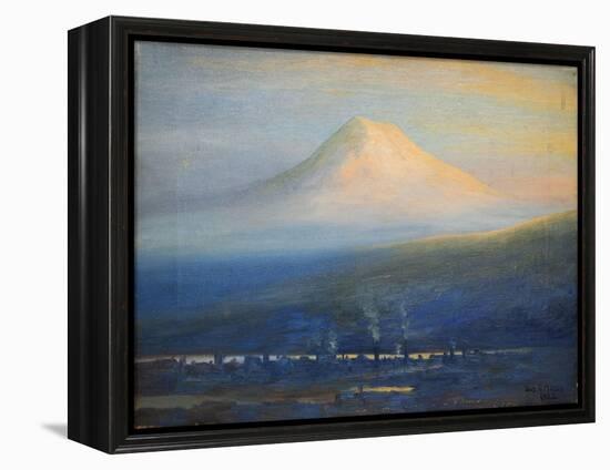 Mt. Tacoma at Sunset-Thomas Gibbs Moses-Framed Premier Image Canvas