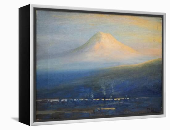 Mt. Tacoma at Sunset-Thomas Gibbs Moses-Framed Premier Image Canvas