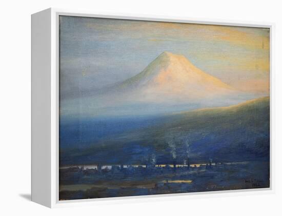Mt. Tacoma at Sunset-Thomas Gibbs Moses-Framed Premier Image Canvas