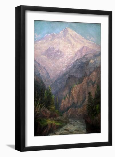 Mt. Tacoma from Tahoma Fork, 1915-1916-Frederick Holmes-Framed Giclee Print