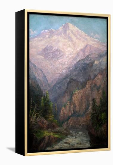 Mt. Tacoma from Tahoma Fork, 1915-1916-Frederick Holmes-Framed Premier Image Canvas