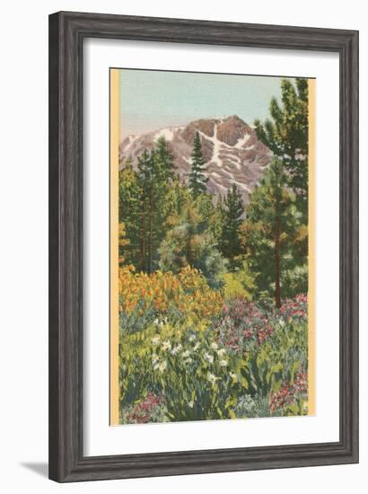 Mt. Tallac, Lake Tahoe-null-Framed Art Print