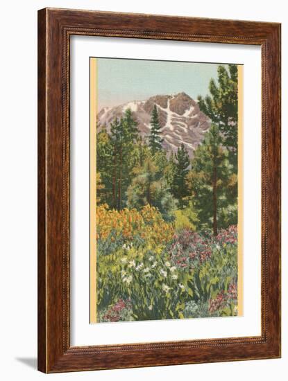 Mt. Tallac, Lake Tahoe-null-Framed Art Print