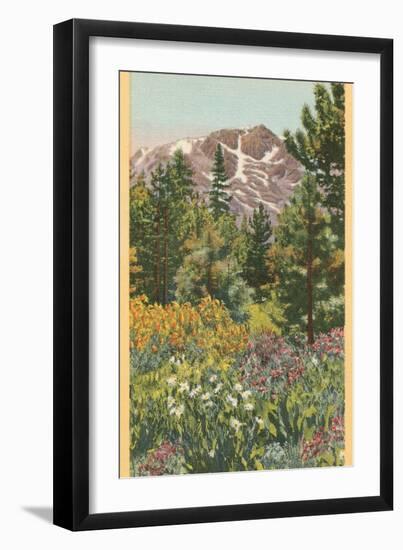 Mt. Tallac, Lake Tahoe-null-Framed Art Print