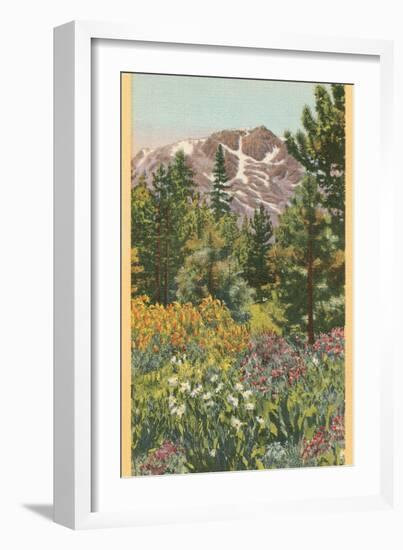 Mt. Tallac, Lake Tahoe-null-Framed Art Print