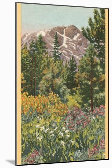 Mt. Tallac, Lake Tahoe-null-Mounted Art Print