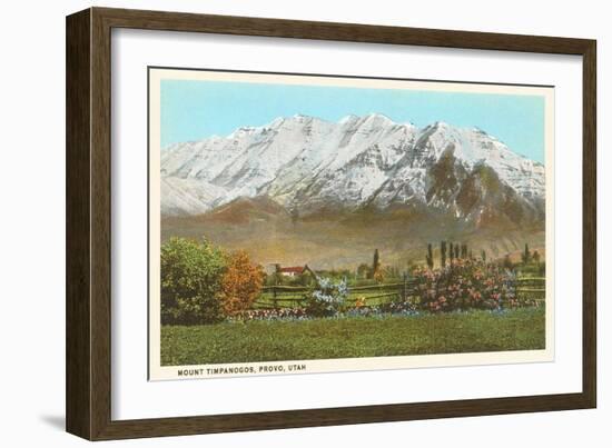 Mt. Timpanogos, Provo, Utah-null-Framed Art Print