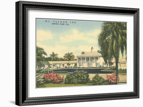 Mt. Vernon Inn, Winter Park-null-Framed Art Print