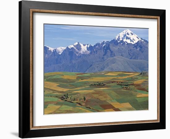 Mt Veronica Above the Sacred Valley, Nr. Cusco, Peru-Peter Adams-Framed Photographic Print