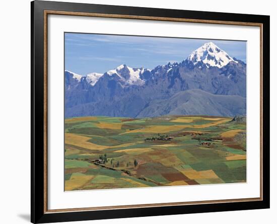 Mt Veronica Above the Sacred Valley, Nr. Cusco, Peru-Peter Adams-Framed Photographic Print