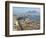 Mt. Vesuvius and View over Naples, Campania, Italy-Walter Bibikow-Framed Photographic Print